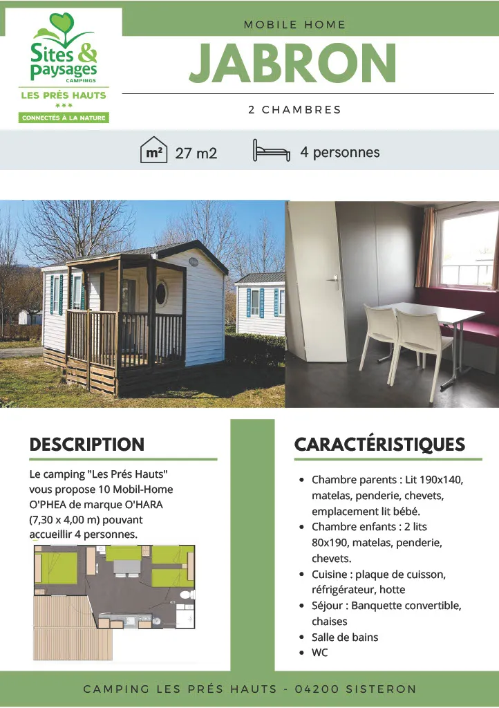 Mobil Home Classique Jabron