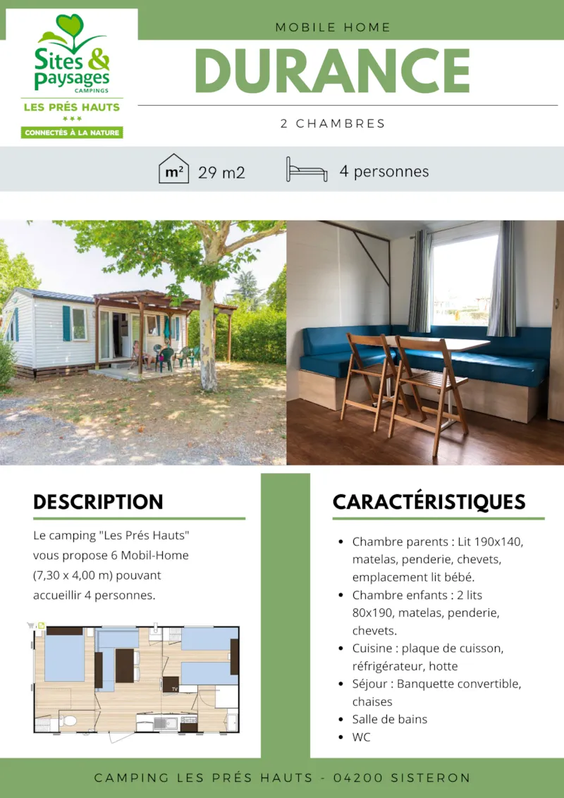 Mobil Home Classique Durance