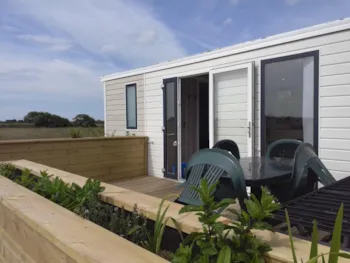Accommodation - Mobile-Home Santa Fe 2 Bedroomsa Terrasse - Camping La Ferme du Bord de Mer