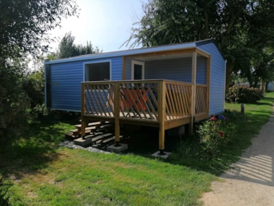 Mobile home Loggia - 2 bedrooms - semi-covered terrace, sea view — 2