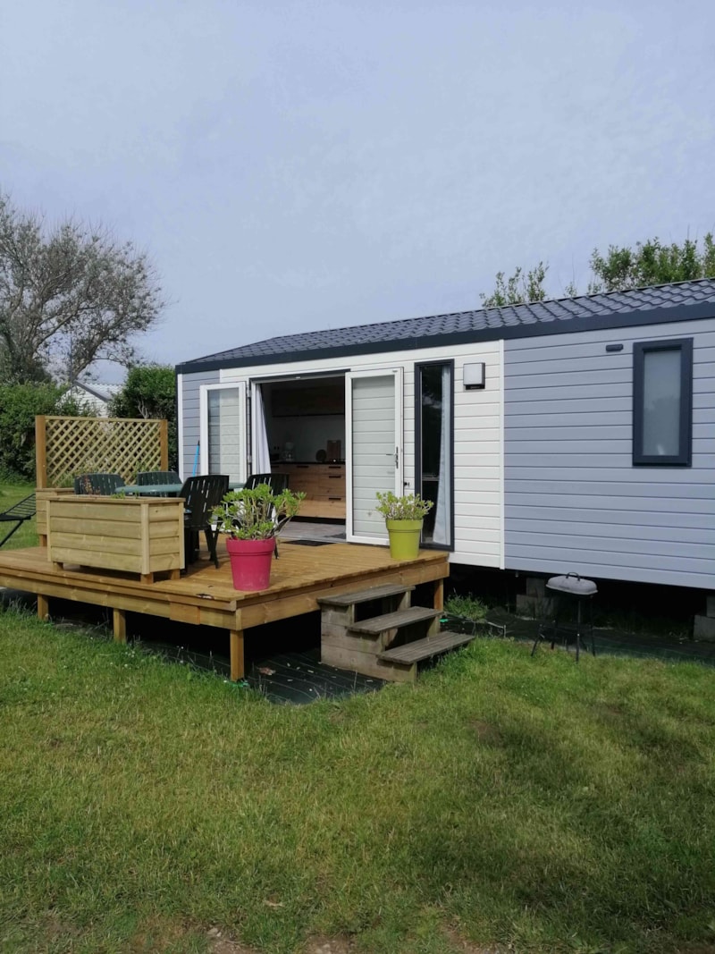 Mobil-home Bahia 29M², terrasse, 2 chambres