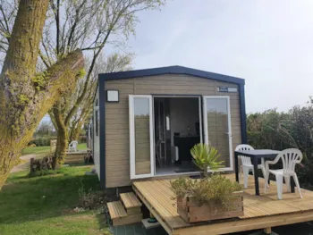Accommodation - Mobile Home Bora With Terrace 1 Bedroom - Camping La Ferme du Bord de Mer