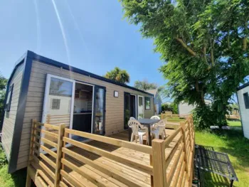 Accommodation - Mobilheim Grand Large 3 Zimmer Mit Terrasse - Camping La Ferme du Bord de Mer