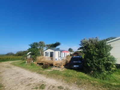 Mobil-home Natura Panoramique - 33m², 2 bedrooms, XXL terrace, TV, Dishwasher — 1