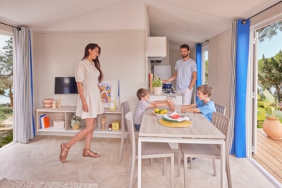 Mobil-home Natura Panoramique - 33m², 2 bedrooms, XXL terrace, TV, Dishwasher — 8