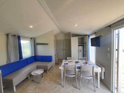 Mobil-home Natura - 3 bedrooms - 2 bathrooms -TV+Dishwasher with XXL terrace, sea view — 2