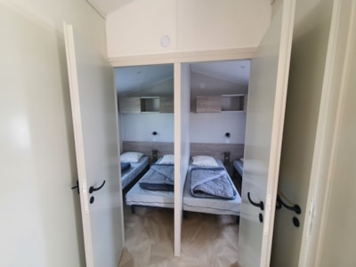 Mobil-home Natura - 3 bedrooms - 2 bathrooms -TV+Dishwasher with XXL terrace, sea view — 4