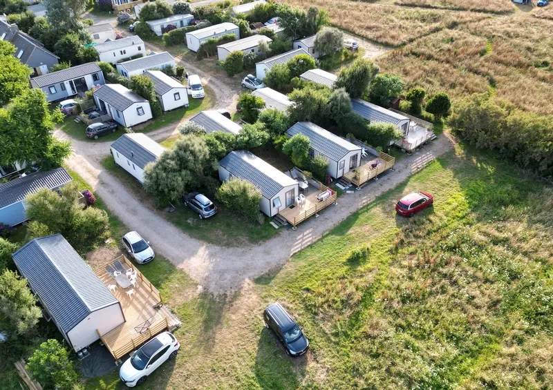 Mobil-Home Natura Panoramique 33M², 2 Chambres, Terrasse Xxl, Tv, Lv