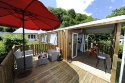 Mobile-home Confort 23m² - 1 bedroom - Half-covered terrace 18m² + BBQ + SHEETS + TOWELS