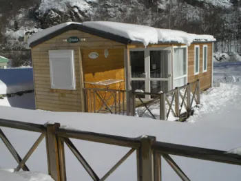 Mietunterkunft - Chalet Mobile Hölzerner - 2 Zimmer - Camping Le Pain de Sucre
