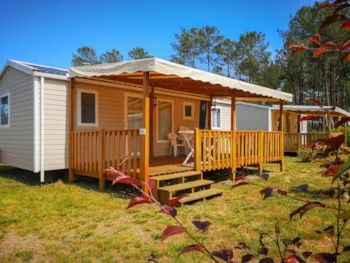 Mietunterkunft - Mobilheim Grand Confort - 3 Zimmer - 2 Badezimmer - Camping LANDES AZUR
