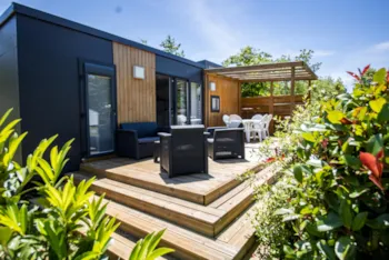 Mietunterkunft - Mobilheim Hoher Komfort - Camping LANDES AZUR