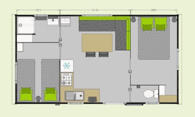 Mobil home 32  NISTOS    /