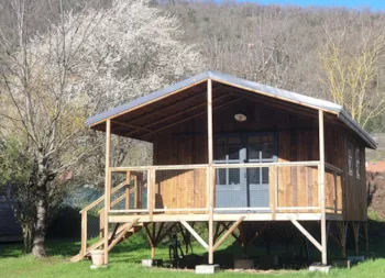 Mietunterkunft - Lodge Auf Stelzen "Top Duo" - Camping LA BOURIE