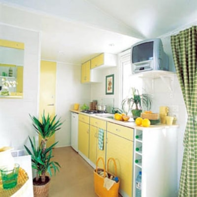 Mobile-home 2 bedrooms Dordogne panoramic dishwasher