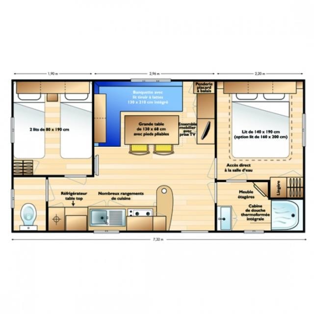 Hytte i Soturac – Mobil home 2 chambres Lot 4/6 Pers. – photo 6