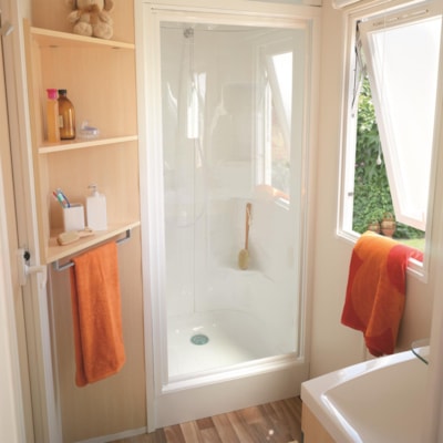 Mobile home 2 rooms panoramic Dordogne air conditioned dishwasher