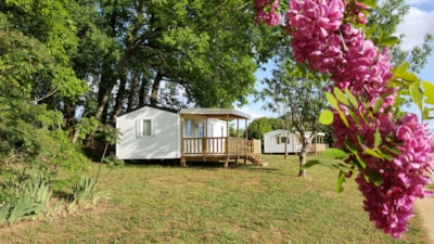 Mobile home 2 rooms panoramic Dordogne air conditioned dishwasher