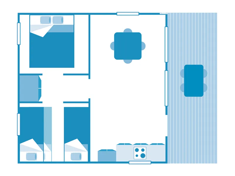 Tente Sarlat (Sans Sanitaire)