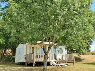 Mobile home 2 rooms panoramic Dordogne air conditioned dishwasher