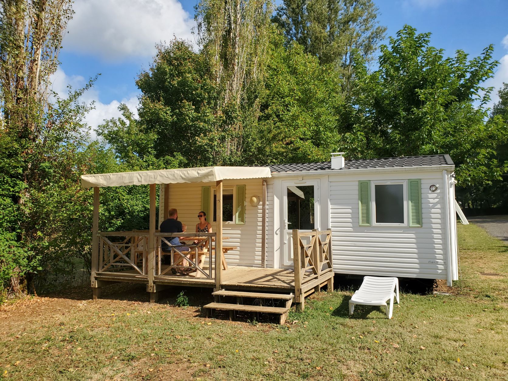 Mobile-Home 2 Bedrooms  Lot Famille  Air Conditioned