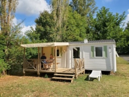 Alojamiento - Mobile-Home 2 Bedrooms  Lot Famille  Air Conditioned - Camping Nature Le Valenty