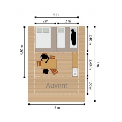 Tent Cahors (without toilet blocks)