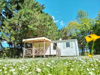 Mietunterkunft - Mobilheim 2 Schlafzimmer Lot - Camping Nature Le Valenty