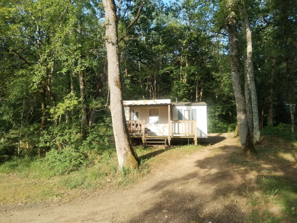 Location - Mobil Home 2 Chambres Lot Et Garonne - Camping Nature Le Valenty