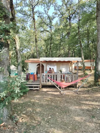 Mietunterkunft - Zelt Sarlat (Ohne Sanitäranlagen) - Camping Nature Le Valenty