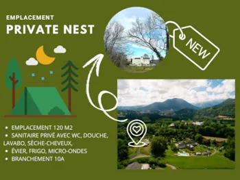 Stellplatz - Private Nest-Stellplatz Mit Eigener Sanitäranlage - Camping D'ARROUACH Lourdes
