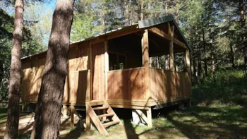Mietunterkunft - Lodge Bois 34M2 - Camping La Crémade