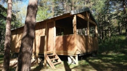 Location - Lodge Bois 34M2 Avec Sanitaires - Camping La Crémade