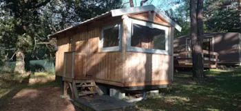 Mietunterkunft - Zelt Lodge Bois 16M2 - Camping La Crémade