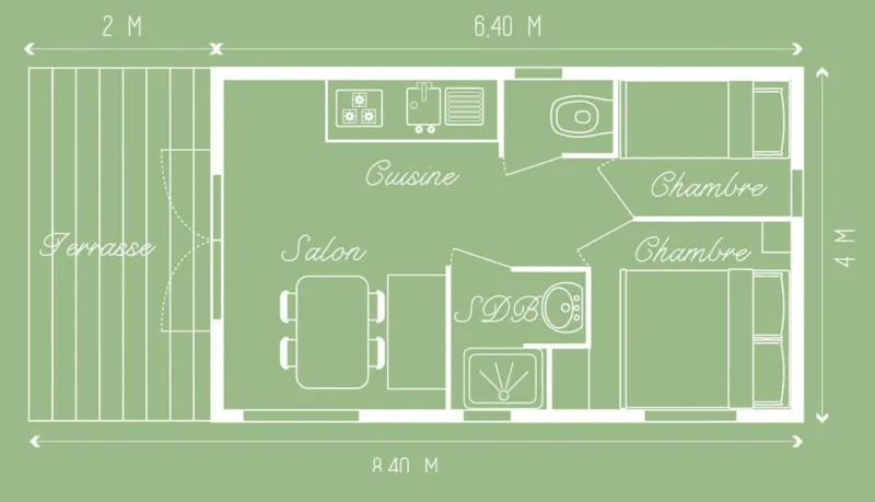 Chalet Roji - 2 Chambres