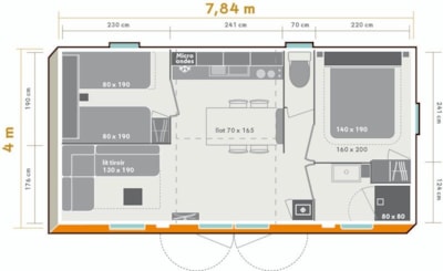 Cottage Suite - 2 rooms + living room