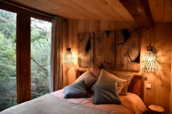 Mietunterkunft - Cabane & Spa Le Cap Nord - Camping La Forêt