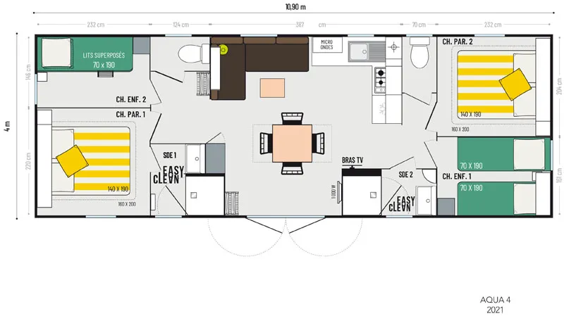 Cottage Villa - 4 Chambres / 2 Salles De Bain