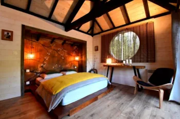 Mietunterkunft - Cabane & Spa Le Mont Fuji - Camping La Forêt