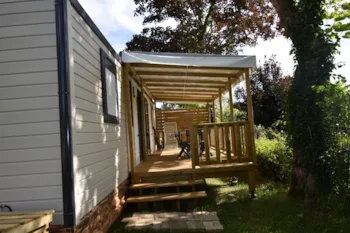 Mietunterkunft - Mobilheim Standing Hautacam Mit 3 Schlafzimmern - Camping PLEIN SOLEIL