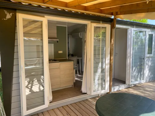 Mietunterkunft - Mobilheim - 2 Schlafzimmer Mit Klimaanlage Nesasio - image n°2 - Camping Le Bardou