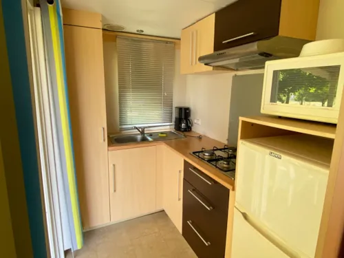 Location - Mobil Home - 2 Chambres Rivera - image n°4 - Camping Le Bardou
