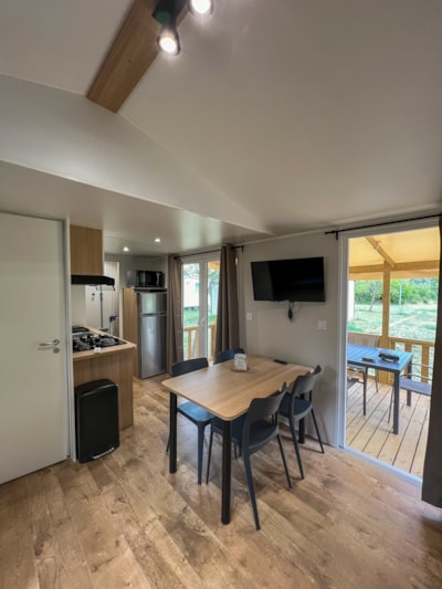 NOVA Casa móvel - 2 quartos com ar condicionado Nesasio