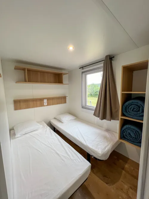 Accommodation - New Mobile Home - 3 Bedrooms With Air Conditioning Nesasio - image n°6 - Camping Le Bardou