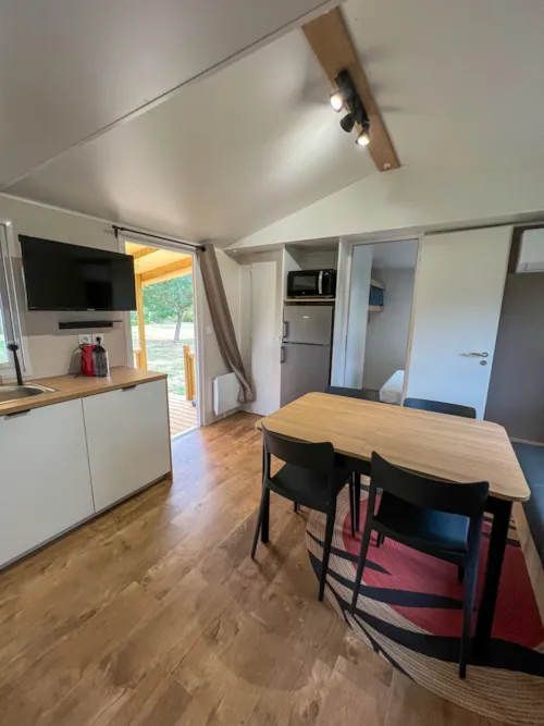 Accommodation - New Mobile Home - 3 Bedrooms With Air Conditioning Nesasio - image n°3 - Camping Le Bardou