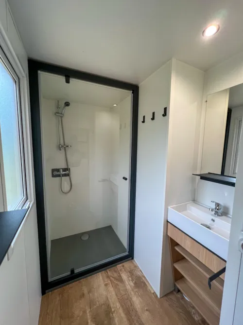 Accommodation - New Mobile Home - 3 Bedrooms With Air Conditioning Nesasio - image n°8 - Camping Le Bardou