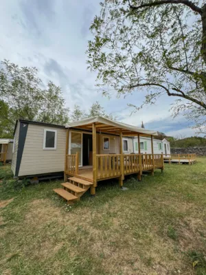 Locatif - NEU Mobilheim - 3 Schlafzimmer mit Klimaanlage Nesasio - Camping Le Bardou