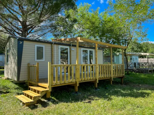 Mietunterkunft - Neu Mobilheim - 2 Schlafzimmer Mit Klimaanlage Nesasio - image n°1 - Camping Le Bardou
