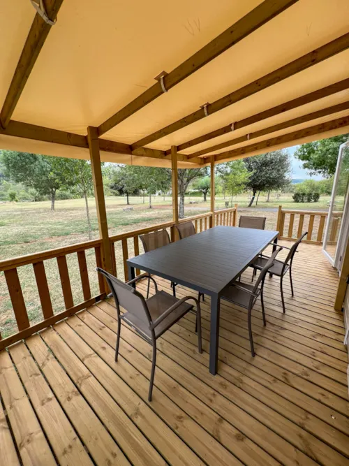 Mietunterkunft - Neu Mobilheim - 2 Schlafzimmer Mit Klimaanlage Nesasio - image n°8 - Camping Le Bardou