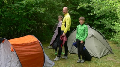 Pitch tent — 4